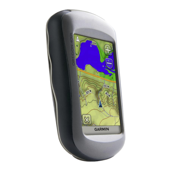 Garmin OREGON Série Mode D'emploi