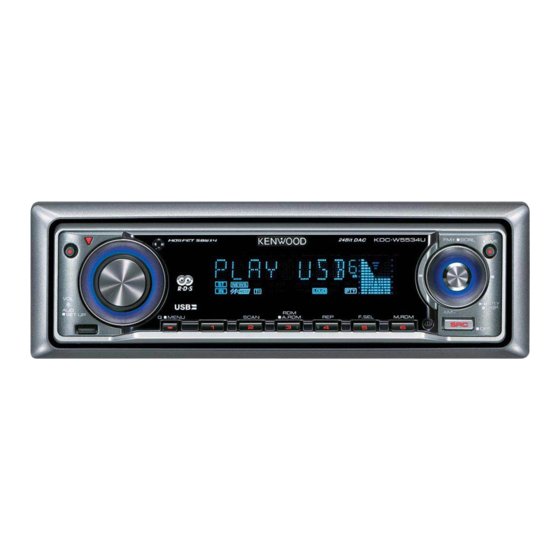Kenwood KDC-W6534U Mode D'emploi