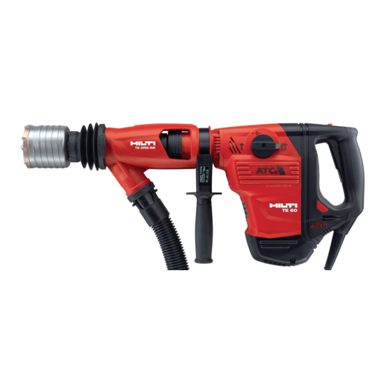 Hilti TE DRS-BK Mode D'emploi