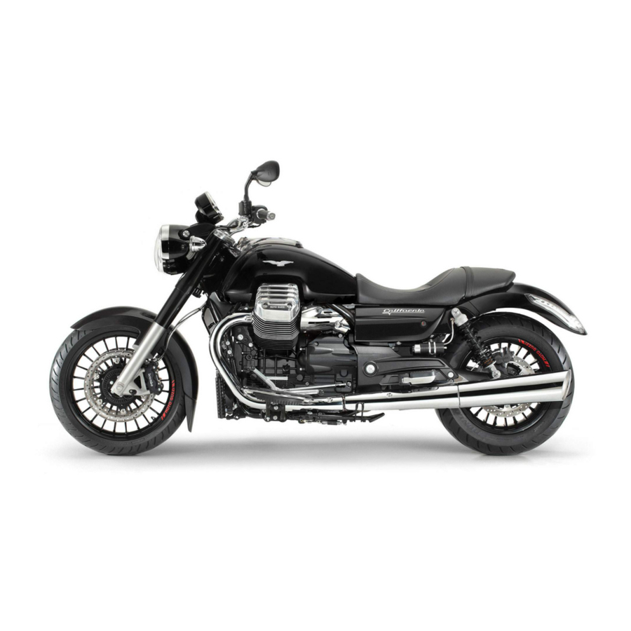 MOTO GUZZI California Mode D'emploi