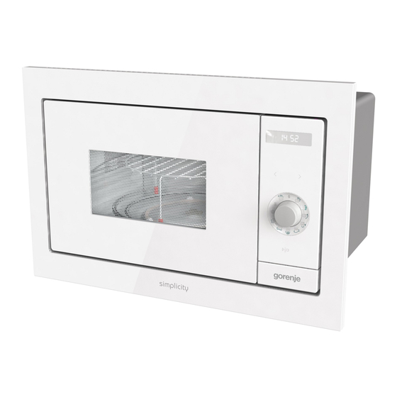 Gorenje BM235G1SYW Mode D'emploi