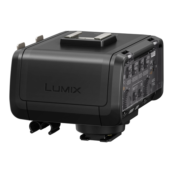 Panasonic LUMIX DMW-XLR1 Manuels