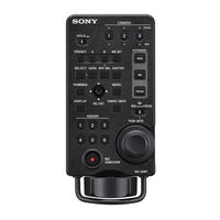 Sony RM-30BP Mode D'emploi