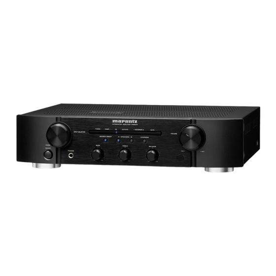 Marantz PM6004 Mode D'emploi