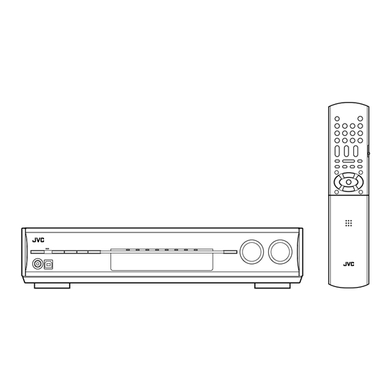 JVC RX-D212B Manuel D'instructions