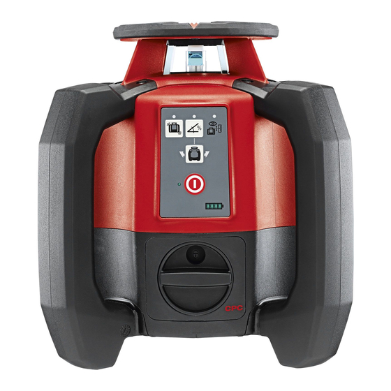 Hilti PR 30-HVS Mode D'emploi