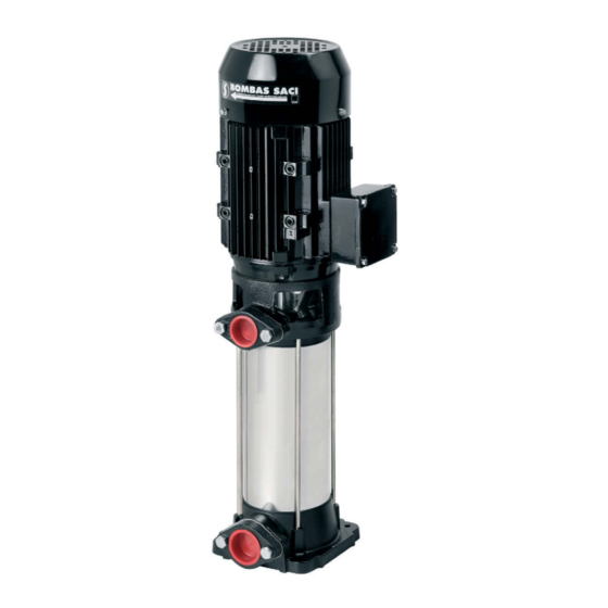 Saci pumps V-NOX 300 Manuel D'installation Et D'entretien