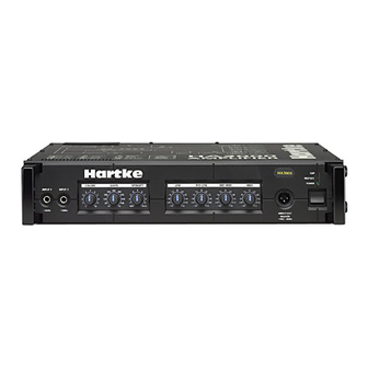 Hartke HA4000 Mode D'emploi