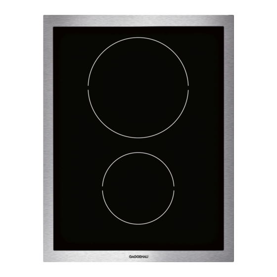 Gaggenau VI 424 Notice D'utilisation