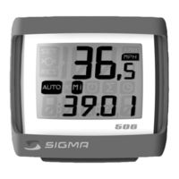 Sigma TOPLINE BC 506 Mode D'emploi