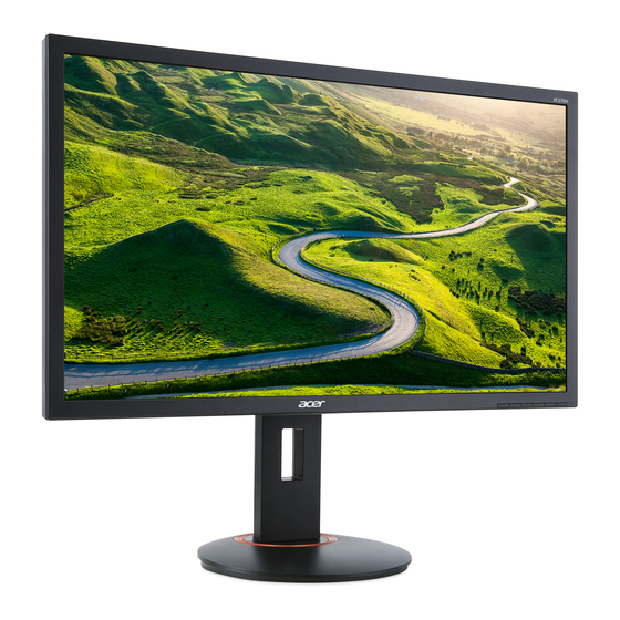 Acer XF270H Manuel De L'utilisateur