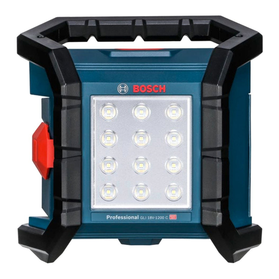 Bosch GLI 18V-1200 C Professional Notice Originale