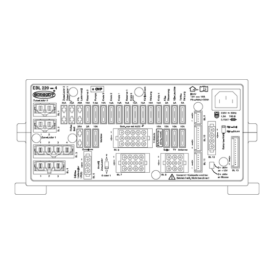 Schaudt EBL 220-4 Manuel D'utilisation