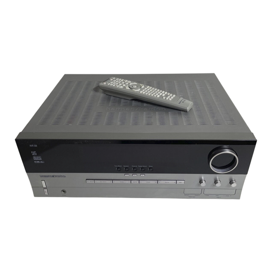 Harman Kardon AVR 330 Mode D'emploi