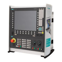 Siemens SINUMERIK 840D sl Manuel D'utilisation