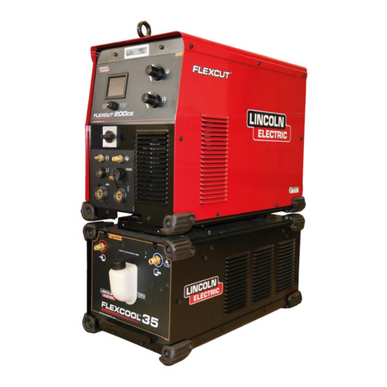 Lincoln Electric FLEXCUT 200 CE Instruction De Securite D'emploi Et D'entretien