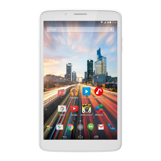 Archos 80b Helium Mode D'emploi