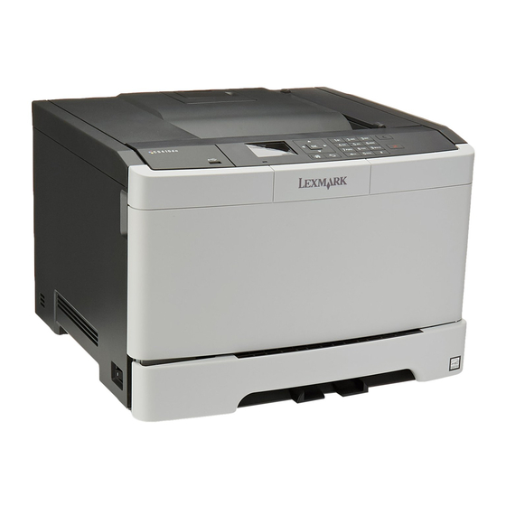 Lexmark CS410 Série Guide De L'utilisateur