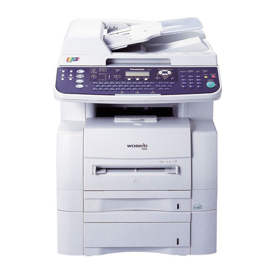 Panasonic WORKIO DP-190 Manuel D'utilisation