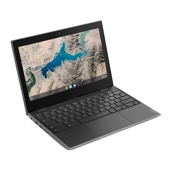 Lenovo 100e Chromebook Guide D'utilisation