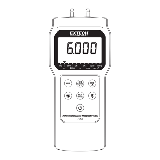 Extech Instruments PS100 Série Manuel D'utilisation