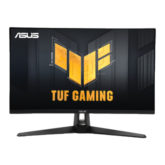 Asus TUF Gaming VG27AQ3A Serie Manuels