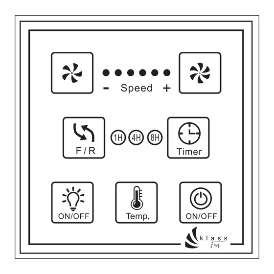 KlassFan Wall-Wifi Instructions D'utilisation