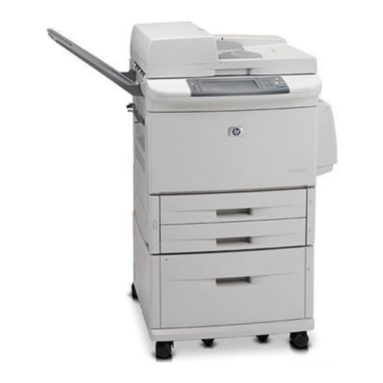 HP LaserJet M9059 MFP Guide De L'utilisateur