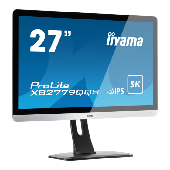 Iiyama ProLite XB2779QQS Mode D'emploi