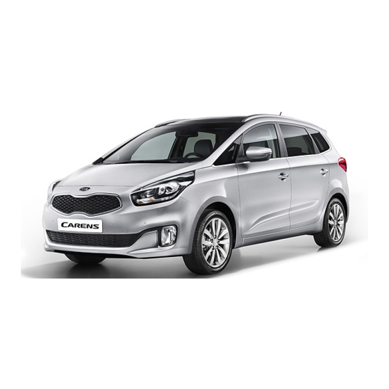 Kia Carens 2016 Mode D'emploi