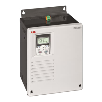 ABB DCS550 Manuel D'exploitation