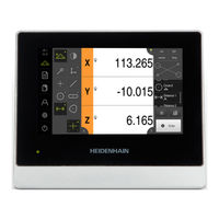 Heidenhain QUADRA-CHEK 2000 Manuel D'utilisation