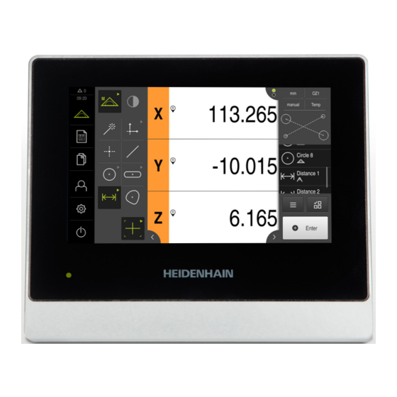 HEIDENHAIN QUADRA-CHEK 2000 Manuel D'utilisation