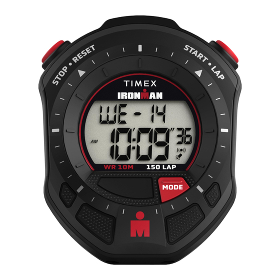 Timex Stopwatch Mode D'emploi