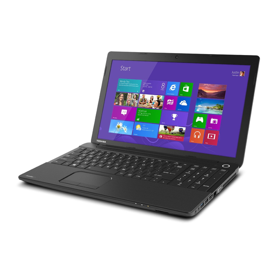 Toshiba Satellite Pro C50-A-153 Manuels