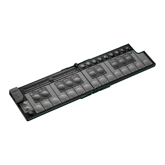 Korg nanoKEY Fold Manuel D'utilisation