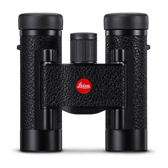 Leica ULTRAVID 8x20 BR Notice D'utilisation