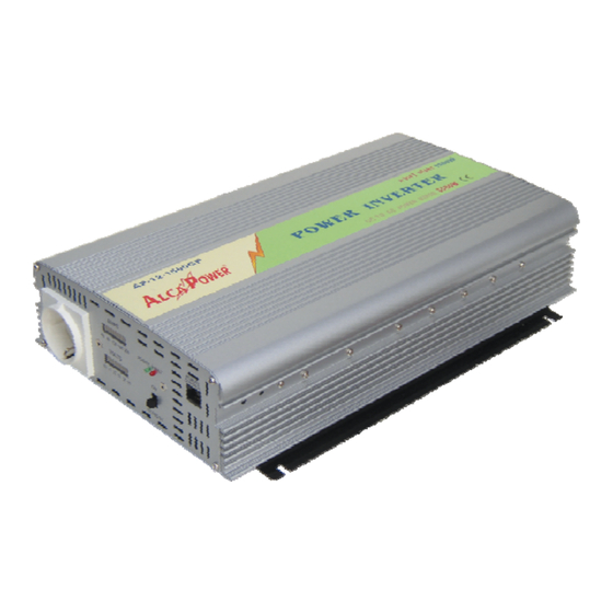 PRESIDENT AlcaPower INV12/220V 1500W Notice D'utilisation