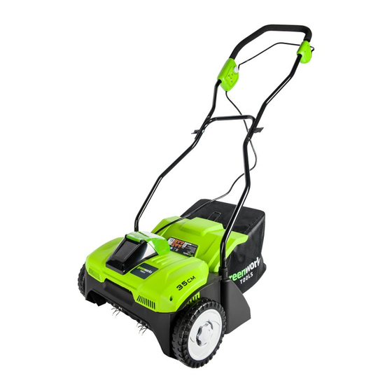 GreenWorks 2504807 Manuel D'utilisation