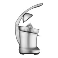 Sage Citrus Press BCP600 Guide Rapide