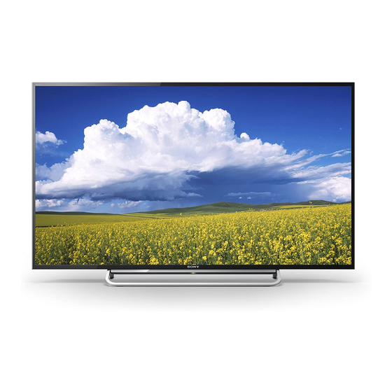 Sony BRAVIA KDL-60W630B Mode D'emploi