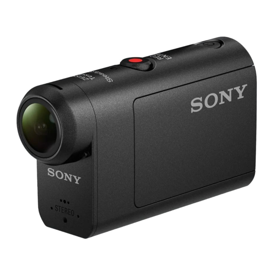 Sony HDR-AS50 Mode D'emploi