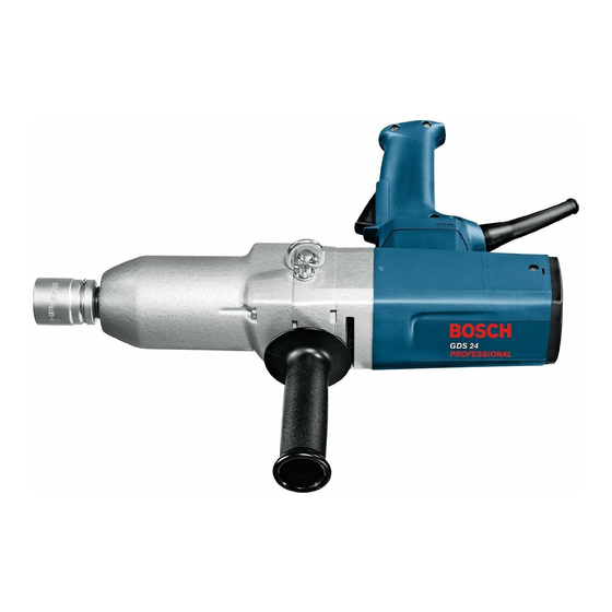 Bosch GDS 24 Professional Notice Originale