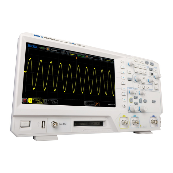 Rigol DS1000Z-E Serie Mode D'emploi