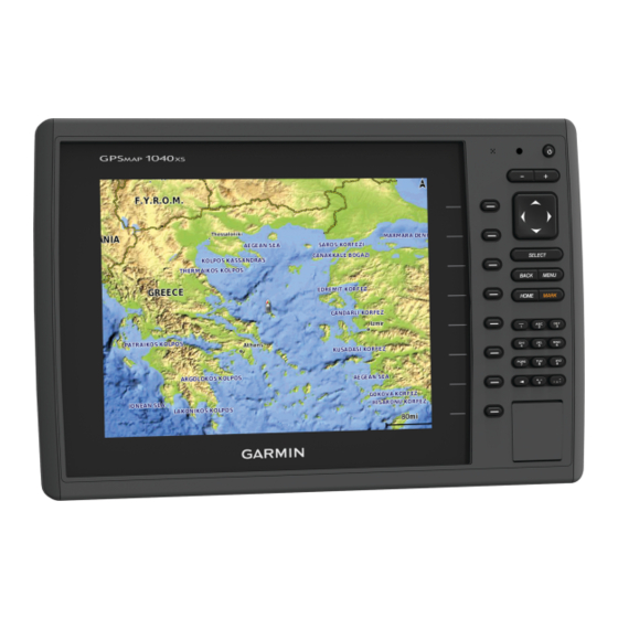 Garmin GPSmap 800 Série Manuel De Demarrage Rapide