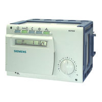 Siemens RVP340 Manuel Technique