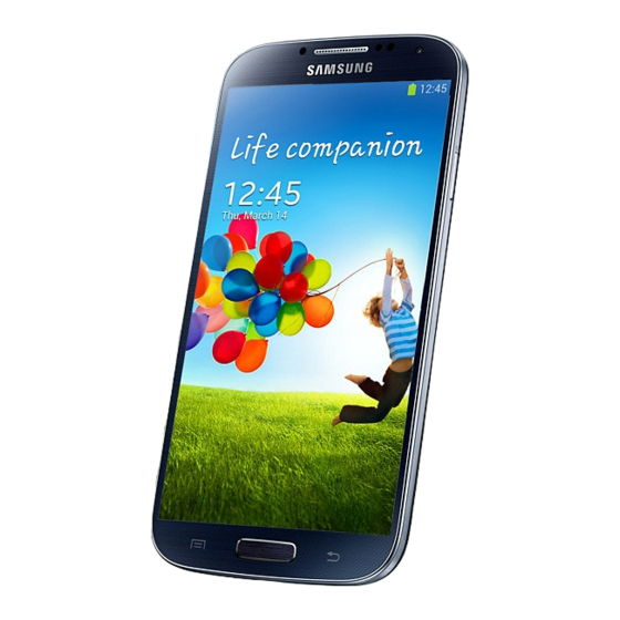 Samsung Galaxy S4 Mode D'emploi