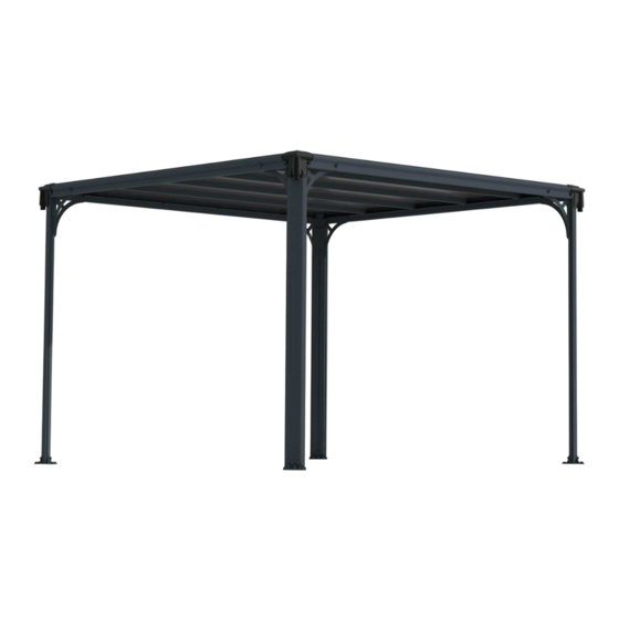 Palram Canopia Milano 3000 Instructions De Montage