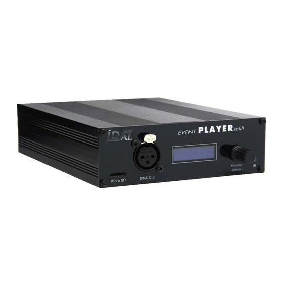 ID-AL Waves System EventPlayer mkII EP220 Mode D'emploi