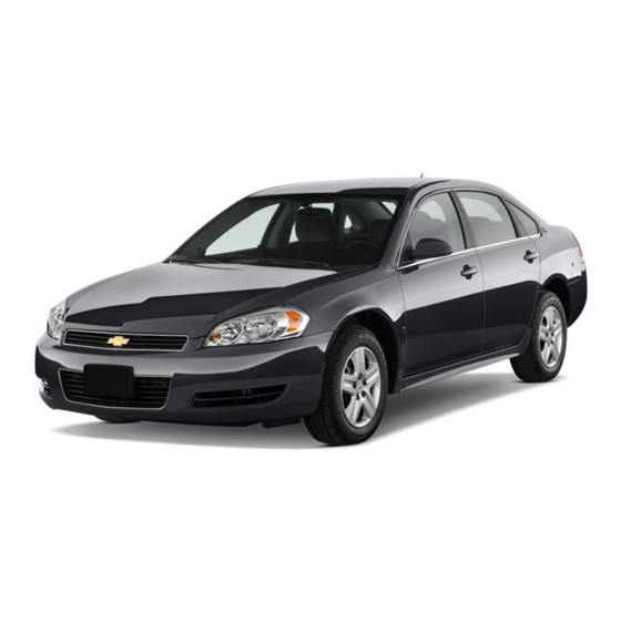 Chevrolet Impala Manuels